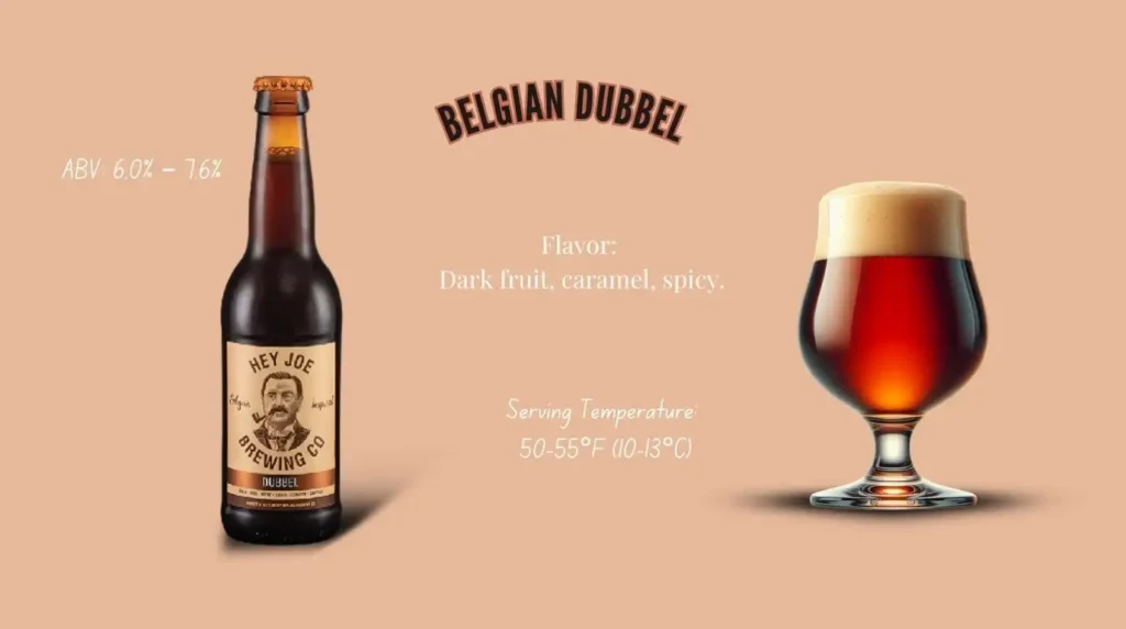 Brown Ale beer in a glass and bottle – a smooth, malty ale with nutty and caramel notes.