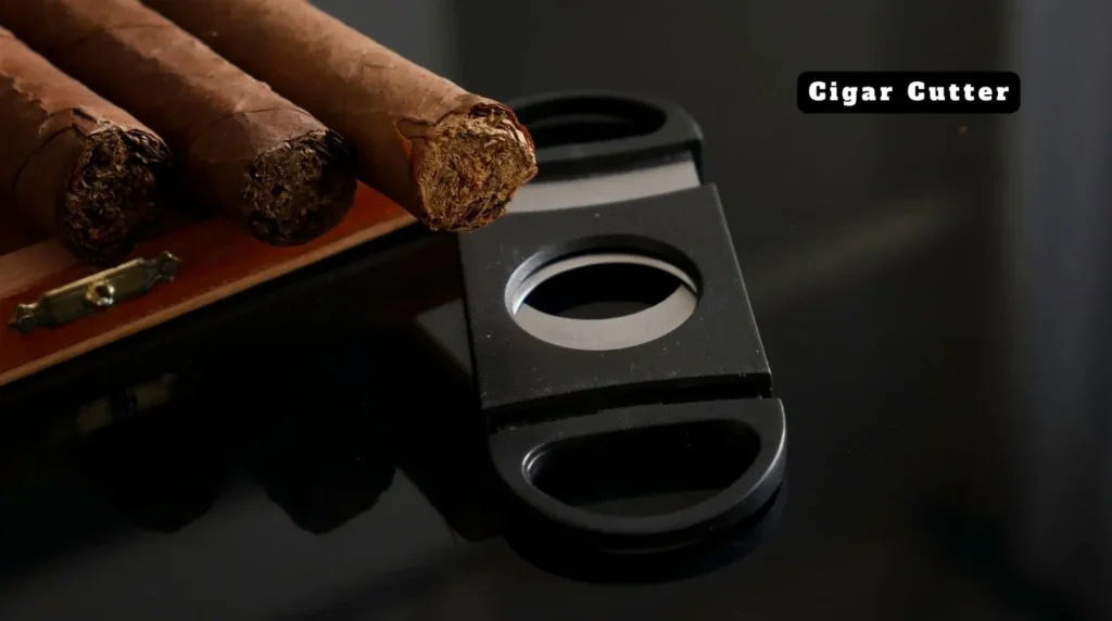 A stainless steel cigar cutter for precise cigar trimming